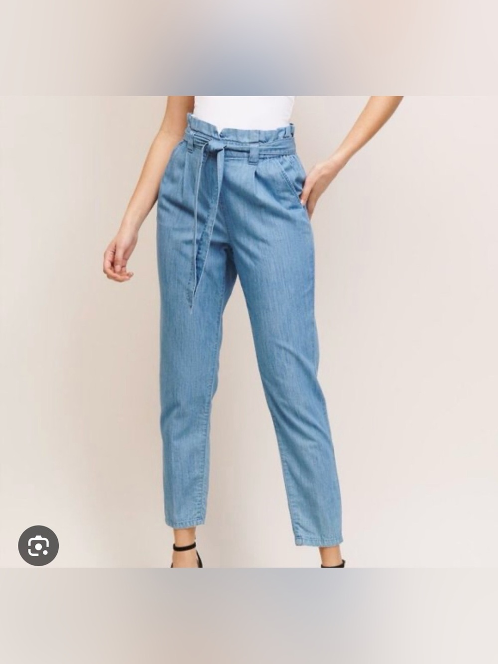 Dynamite Paperbag Tie Pants